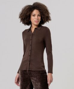 Camisa ajustada Chocolate